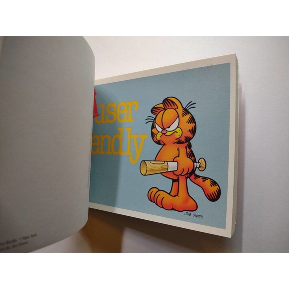 Garfield Words To Live By Postcard Book 30 Different Jim Davis Comic Cat 1990 - Picture 6 of 10